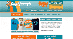 Desktop Screenshot of captjerrys.com